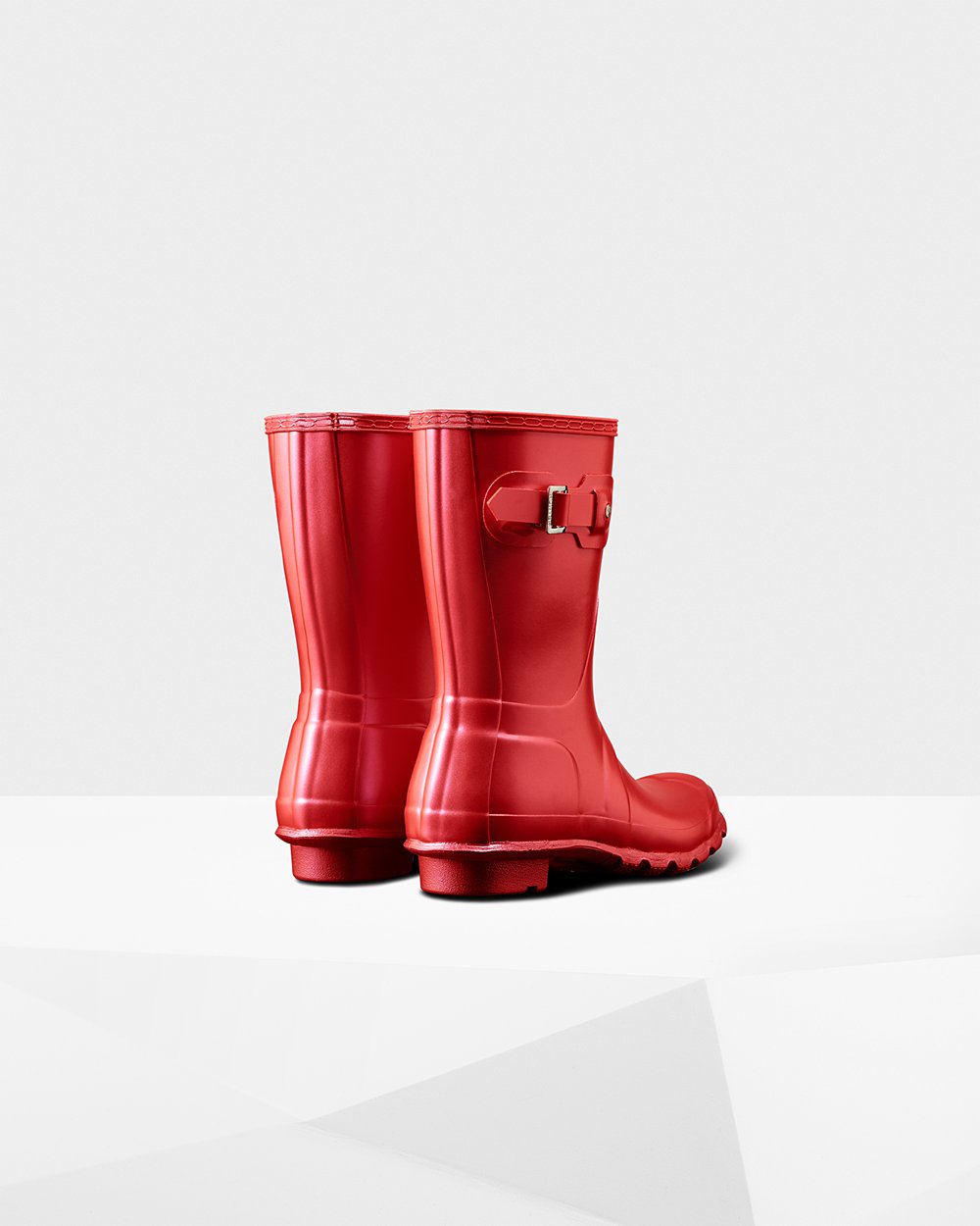 Botas De Cortas Hunter Mujer Original Nebula - Rojas - Argentina 9768WQPMH